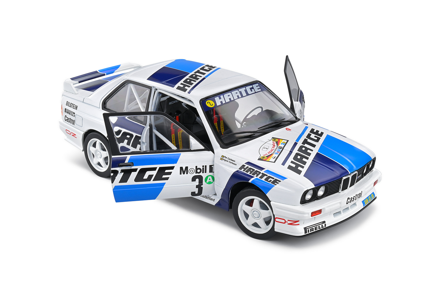 BMW M3 E30 Gr.A #3 ADAC RALLY 1990 Solido 1:18