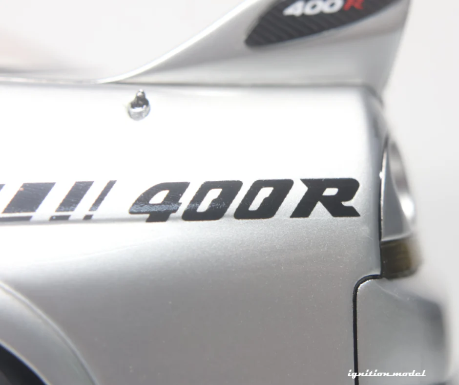 IG3654 NISMO 400R (BCNR33) Silver Ignition Model 1:18