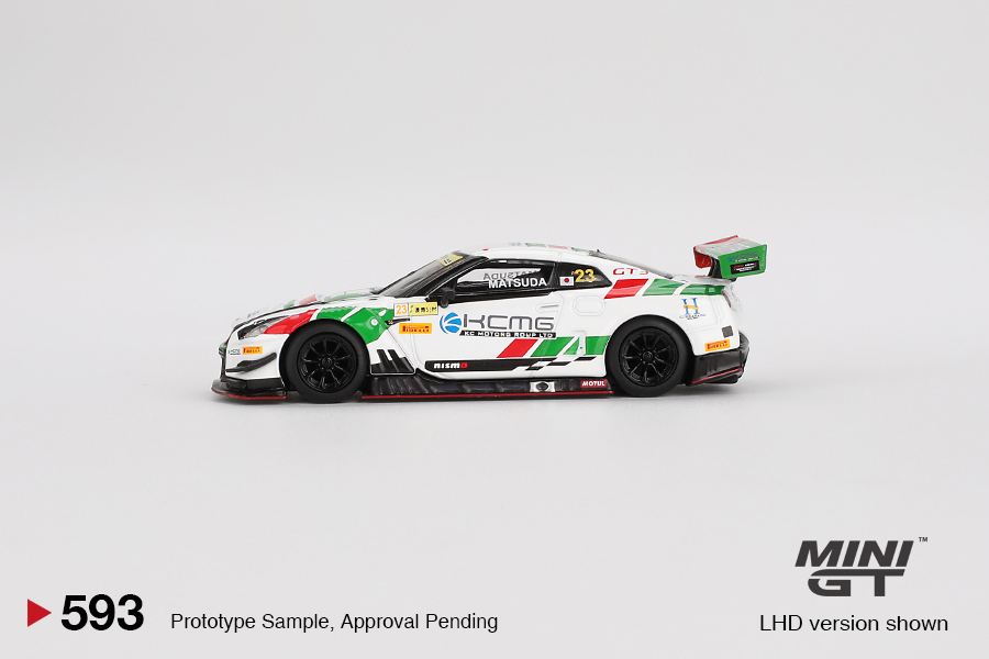 Nissan GT-R NISMO GT3 #23 KCMG 2018 FIA GT World Cup Macau Mini GT 1:64