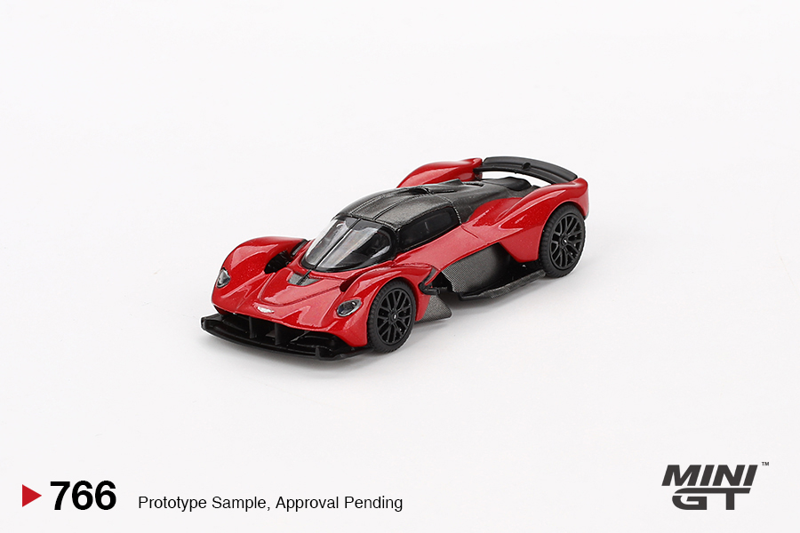 Aston Martin Valkyrie Hyper Red Mini GT 1:64