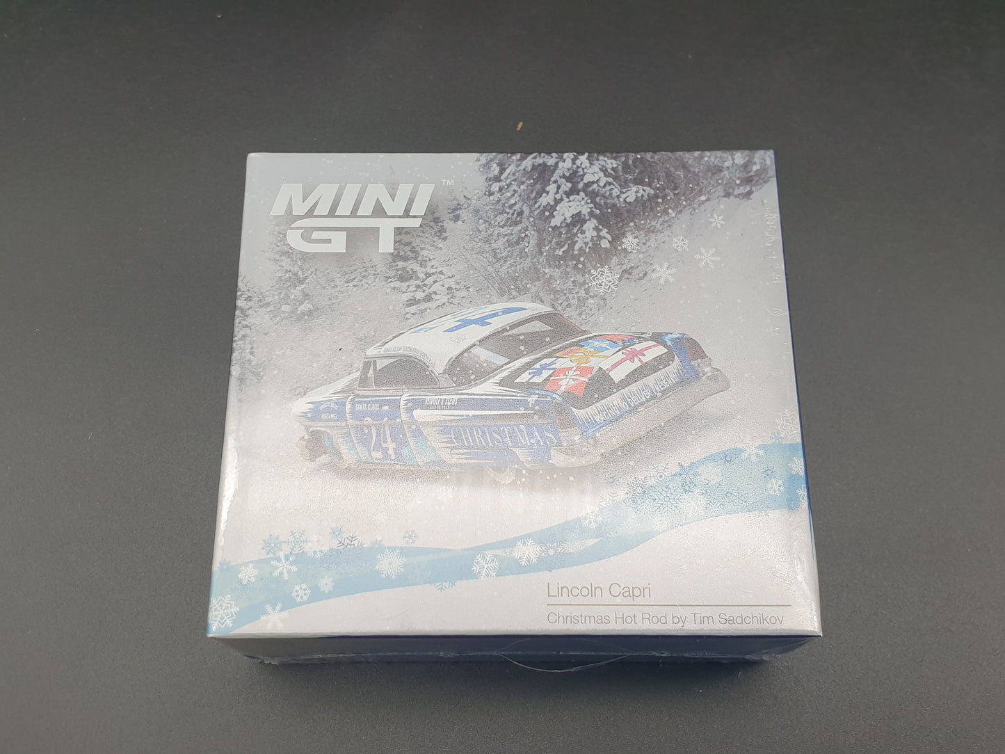 Lincoln Capri Christmas Hot Rod by Tim Sadchikov 2024 Christmas Edition Mini GT 1:64
