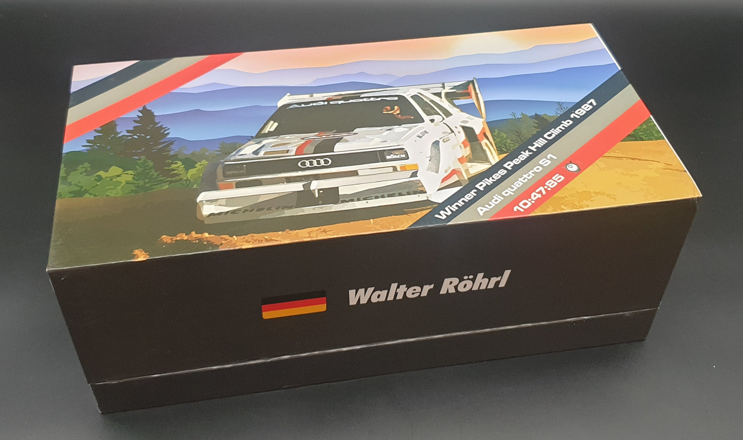 Audi Quattro S1 Winner Pikes Peak Hill Climb 1987 Walter Röhrl Werk83 1:18