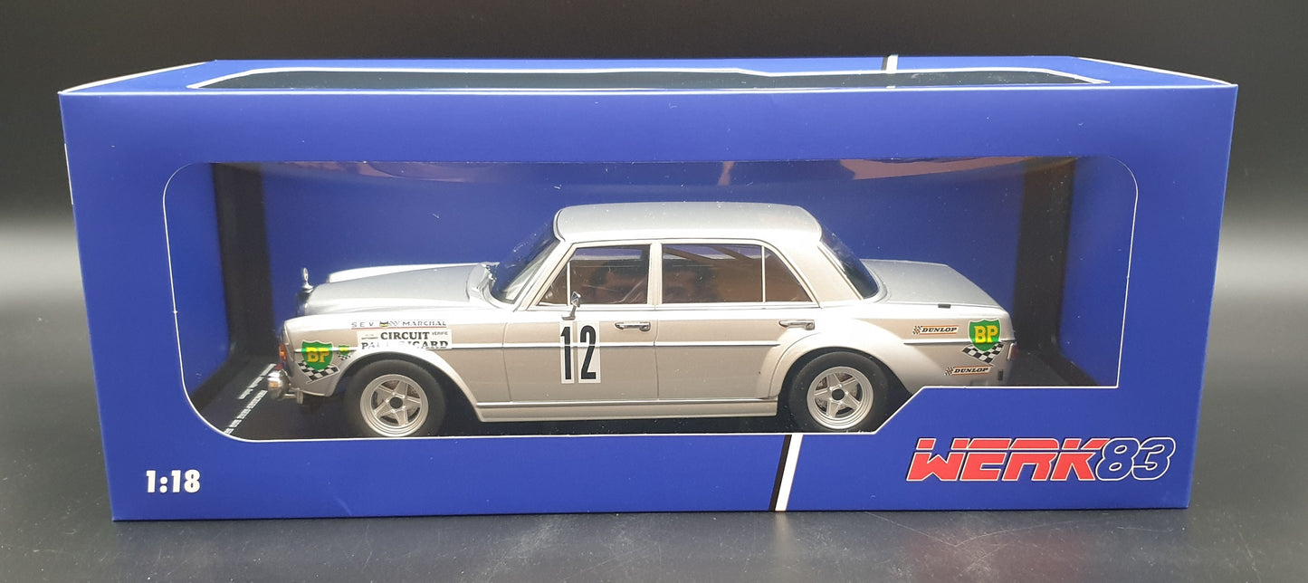 Mercedes-Benz AMG 300 SEL 6.8 12Hrs du Paul Ricard 1971 Werk83 1:18