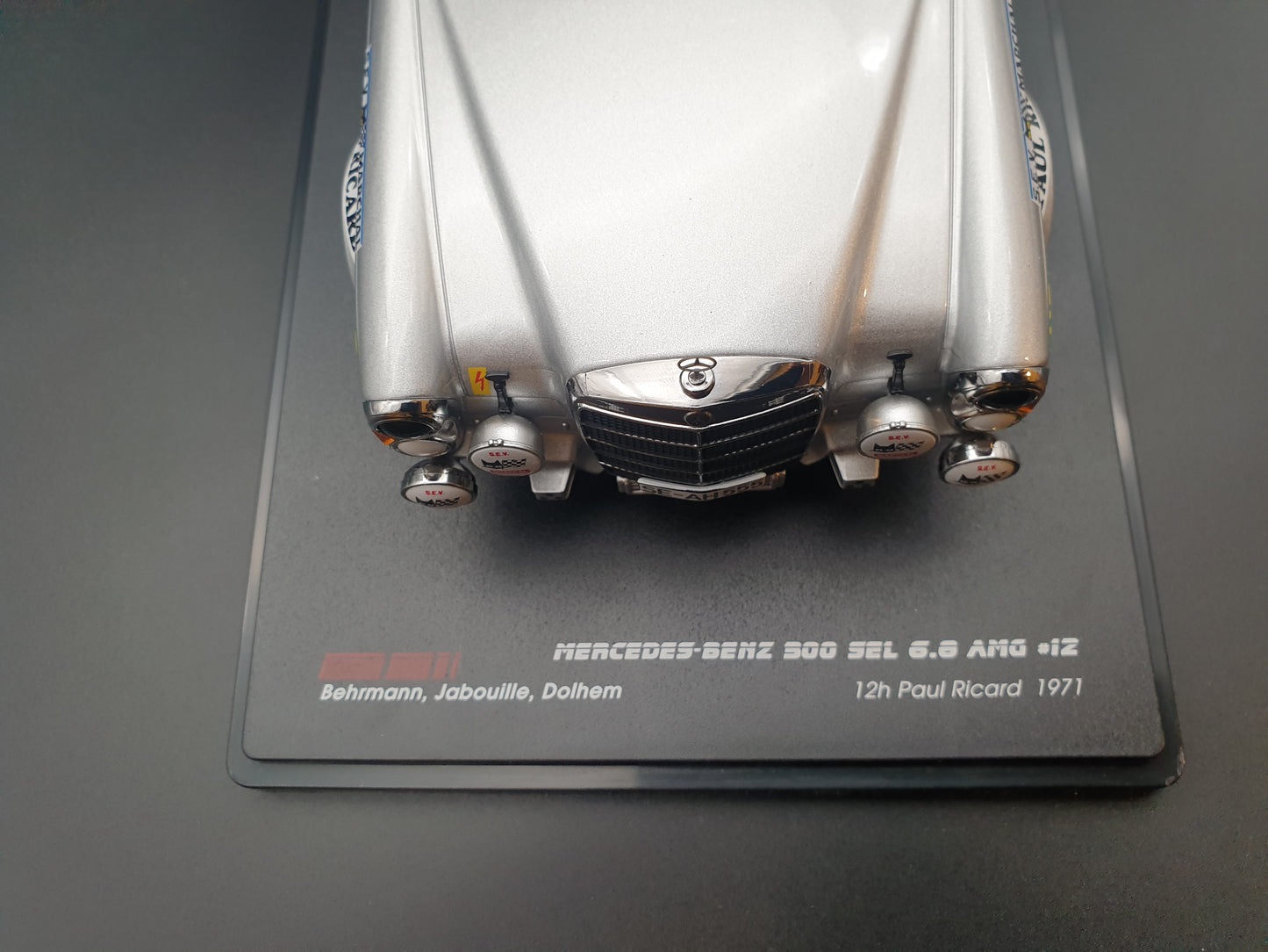 Mercedes-Benz AMG 300 SEL 6.8 12Hrs du Paul Ricard 1971 Werk83 1:18