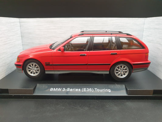 BMW 320i E36 Touring Red ModelCar Group 1:18
