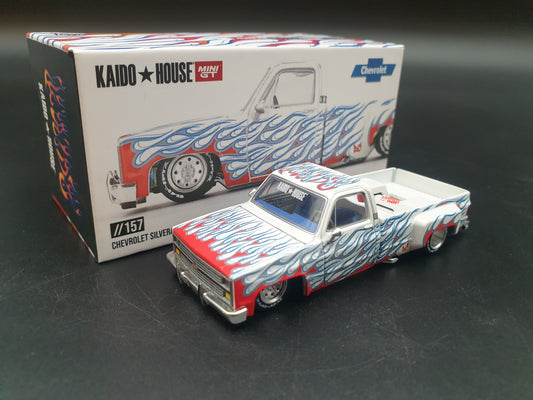 Chevrolet Silverado Dually One Fire V2 KAIDO HOUSE Mini GT 1:64