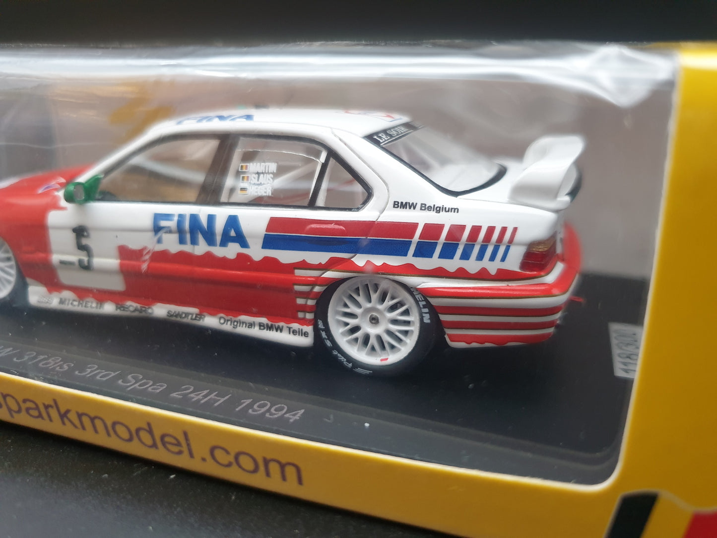 BMW 318is #5 3rd 24Hrs de Spa 1994 Spark 1:43