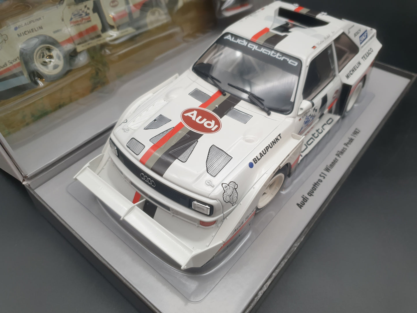 Audi Quattro S1 Winner Pikes Peak Hill Climb 1987 Walter Röhrl Werk83 1:18