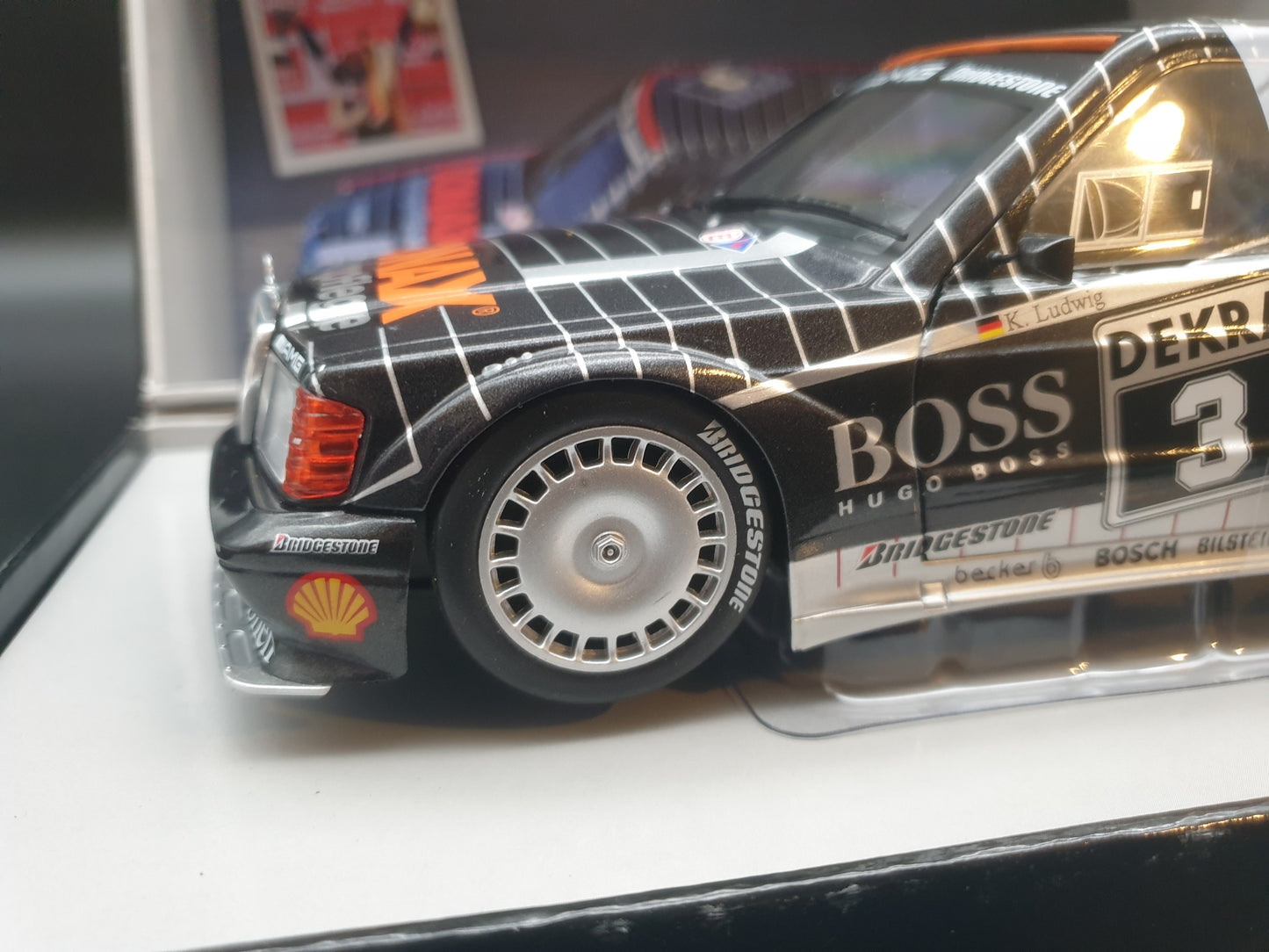 Mercedes-Benz 190E 2.5 16 EVO II DTM Champion 1992 K.Ludwig Werk83 1:18