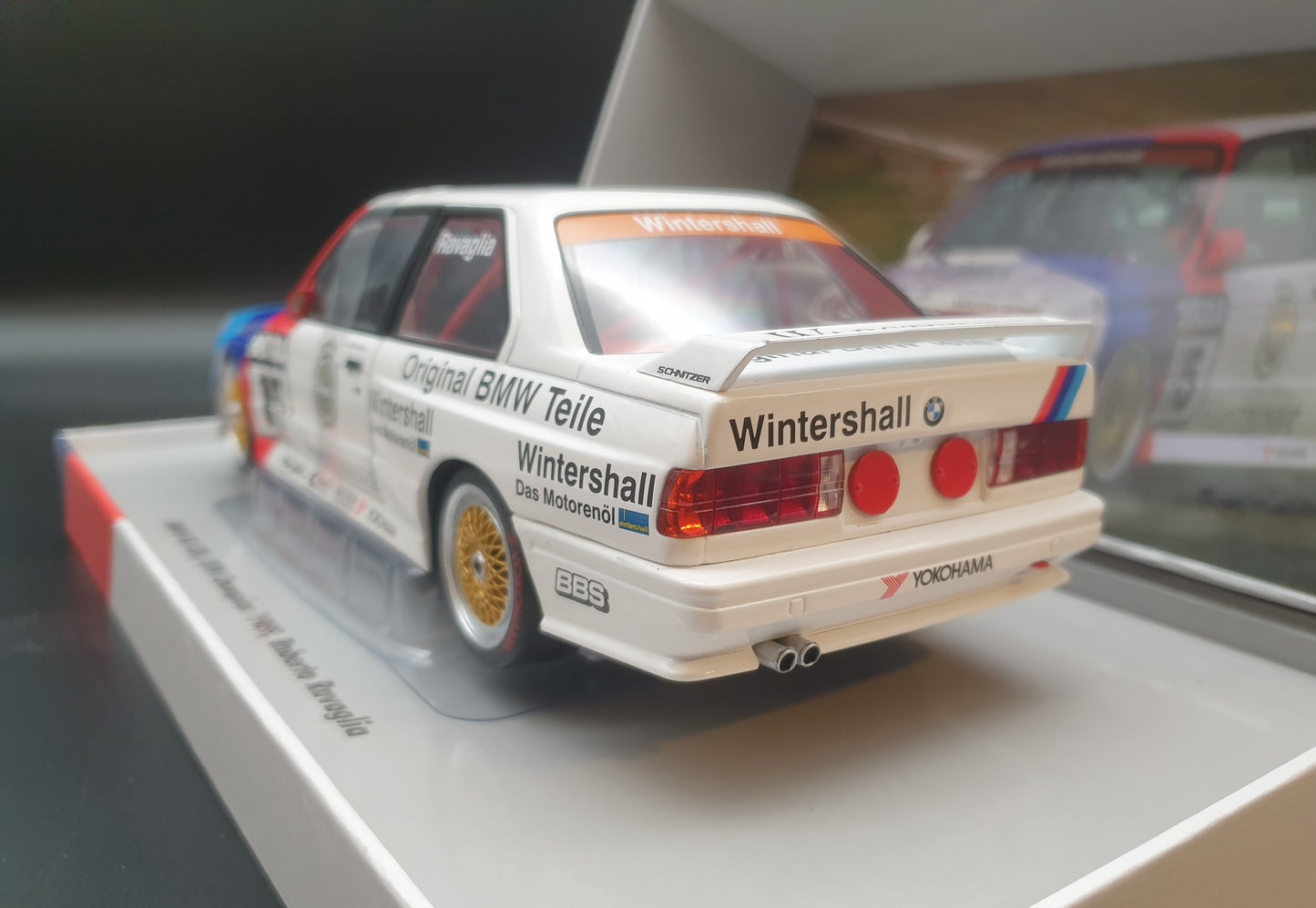 BMW M3 E30 DTM Champion 1989 R.Ravaglia Werk83 1:18