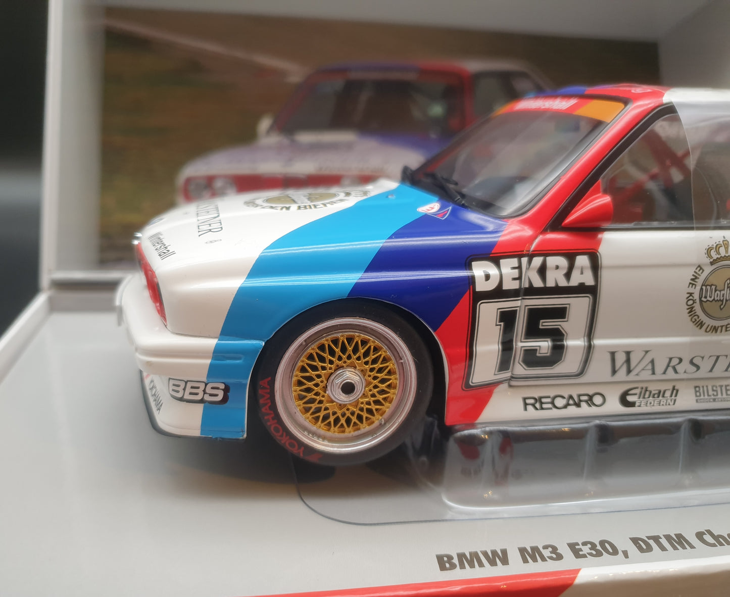 BMW M3 E30 DTM Champion 1989 R.Ravaglia Werk83 1:18