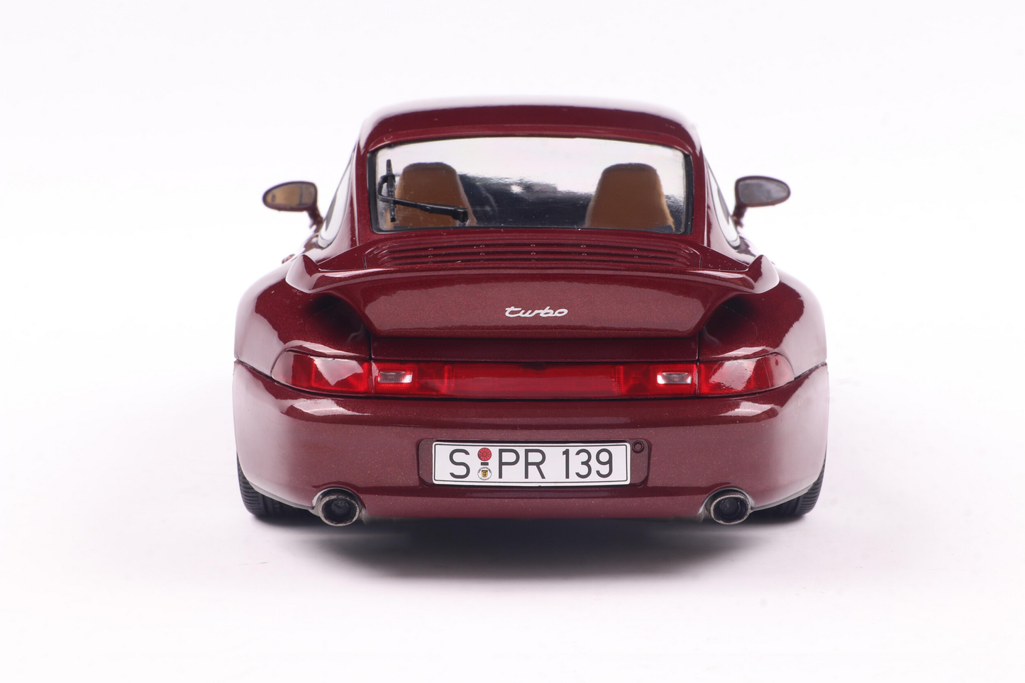 Porsche 911 (993) Turbo 1997 Arena Red Solido 1:18