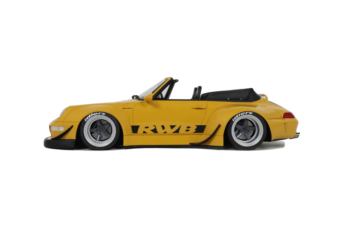 PORSCHE 911 (993) RWB Nohra 2023 Yellow  GT Spirit 1:18