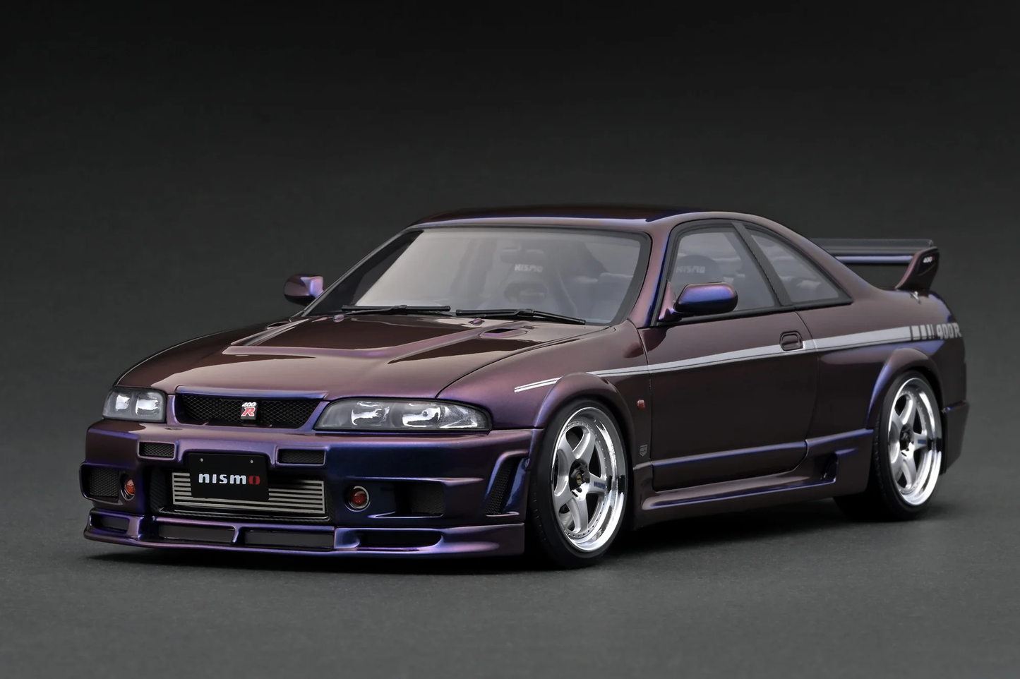 IG3657 NISMO 400R (BCNR33) Midnight Purple Ignition Model 1:18