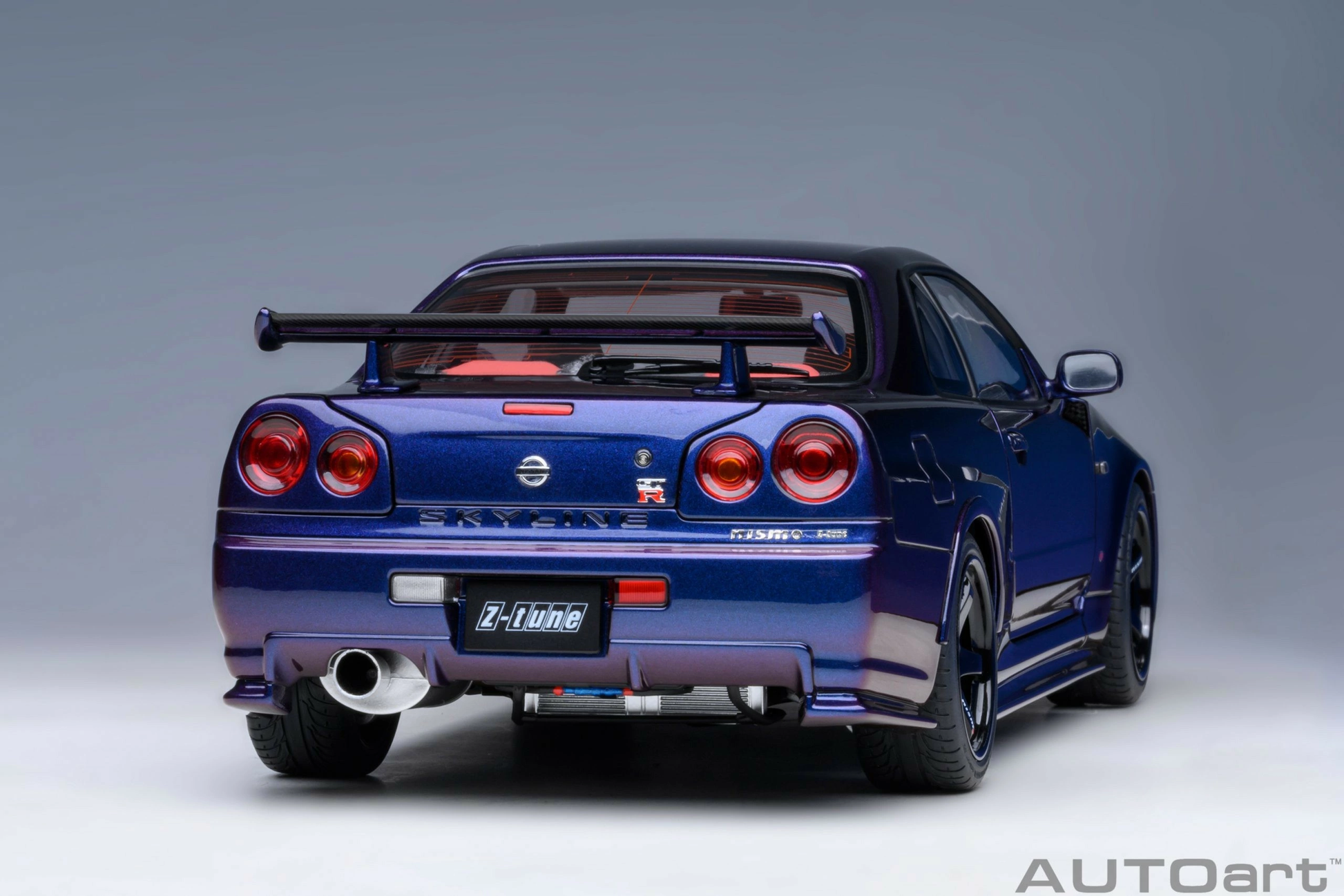 Nissan Skyline GT-R (R34) Z-tune Midnight Purple III AUTOart Nissan Skyline GT-R (R34) Z-tune Midnight Purple III AUTOart