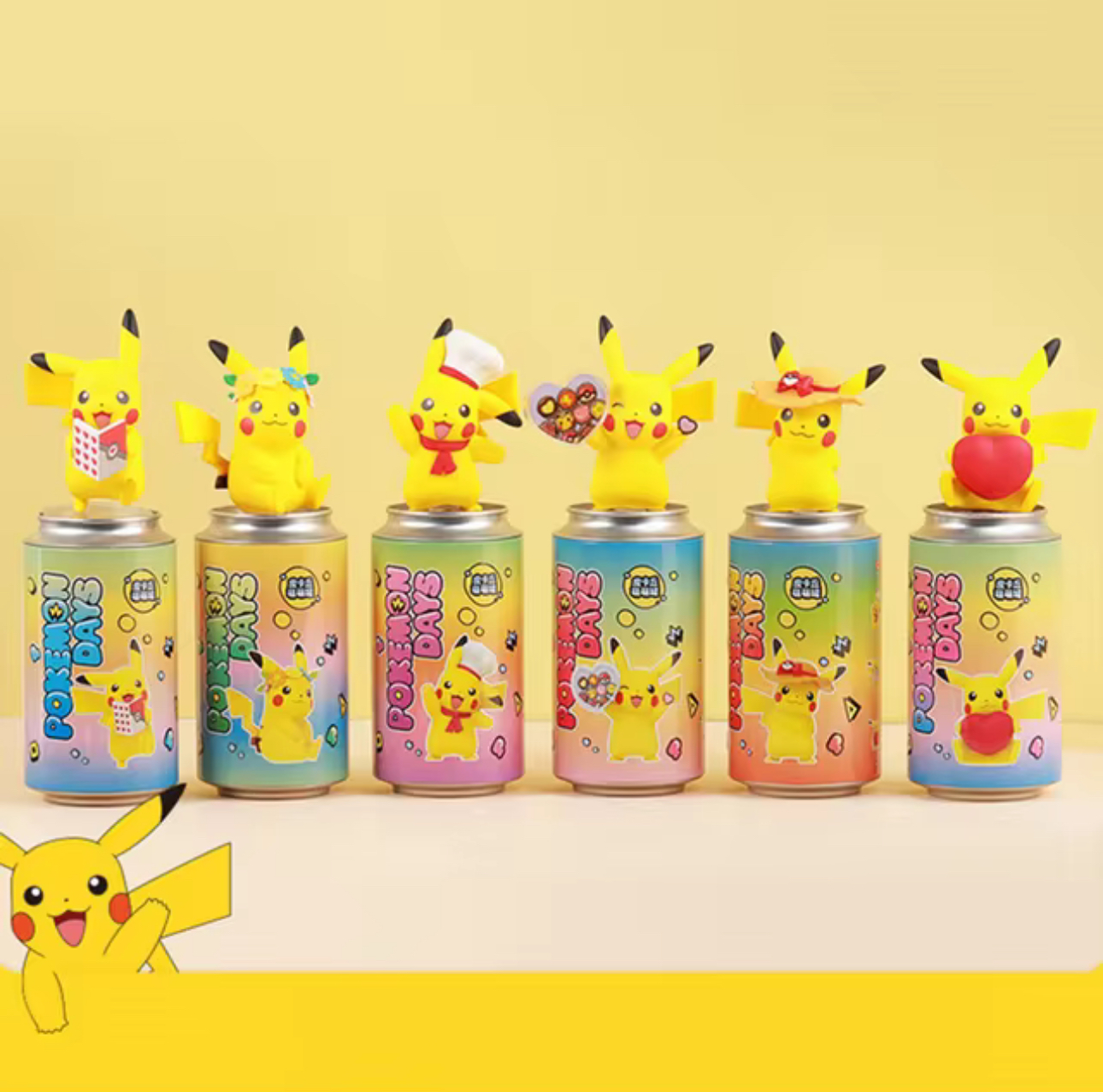 Pikachu-Figurenset – Pokémon-Tage