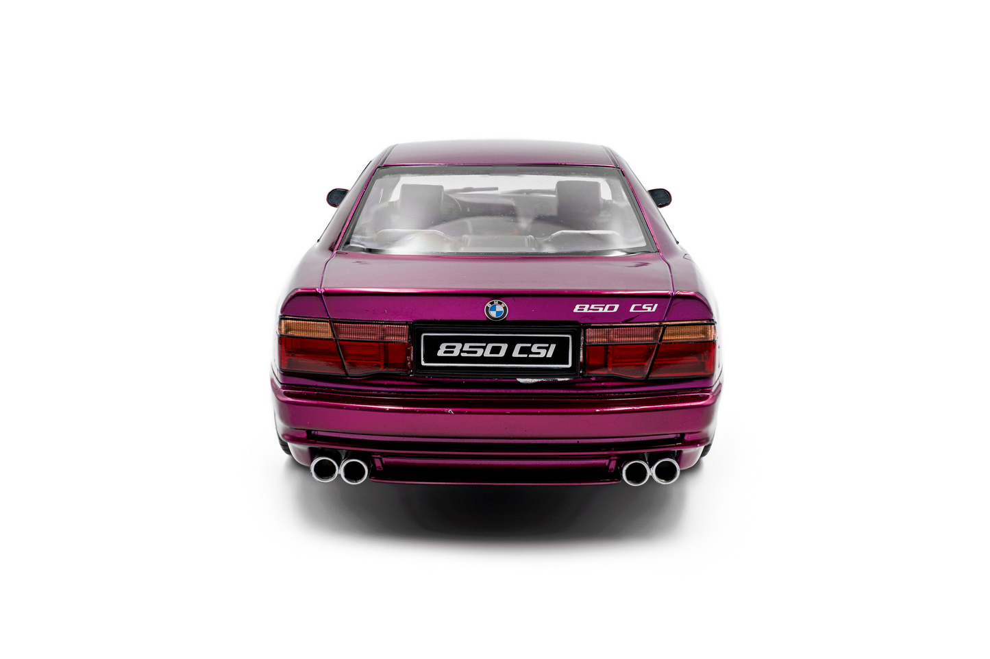 BMW 850 CSI E31 1991 Daytona Violet Solido 1:18