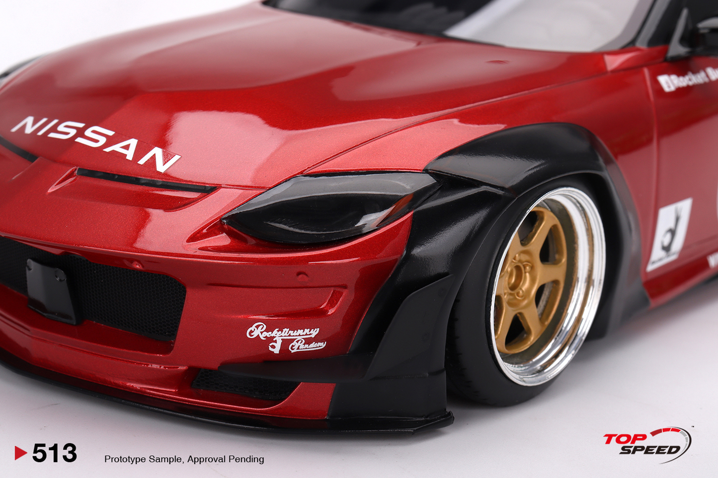 Nissan 400Z (RZ34) Pandem Passion Red Top Speed 1:18