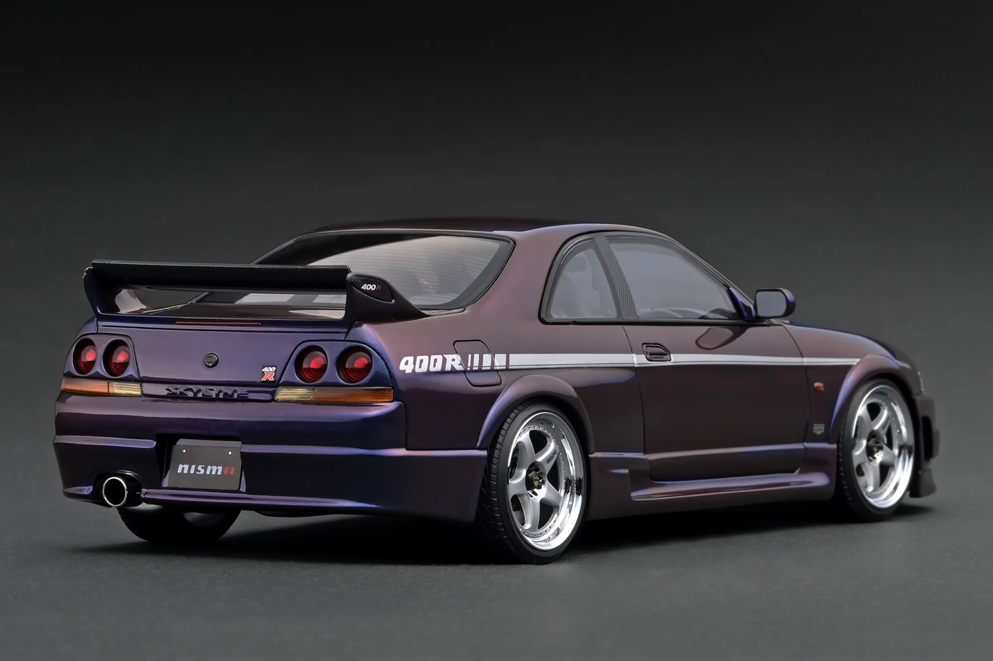 IG3657 NISMO 400R (BCNR33) Midnight Purple Ignition Model 1:18