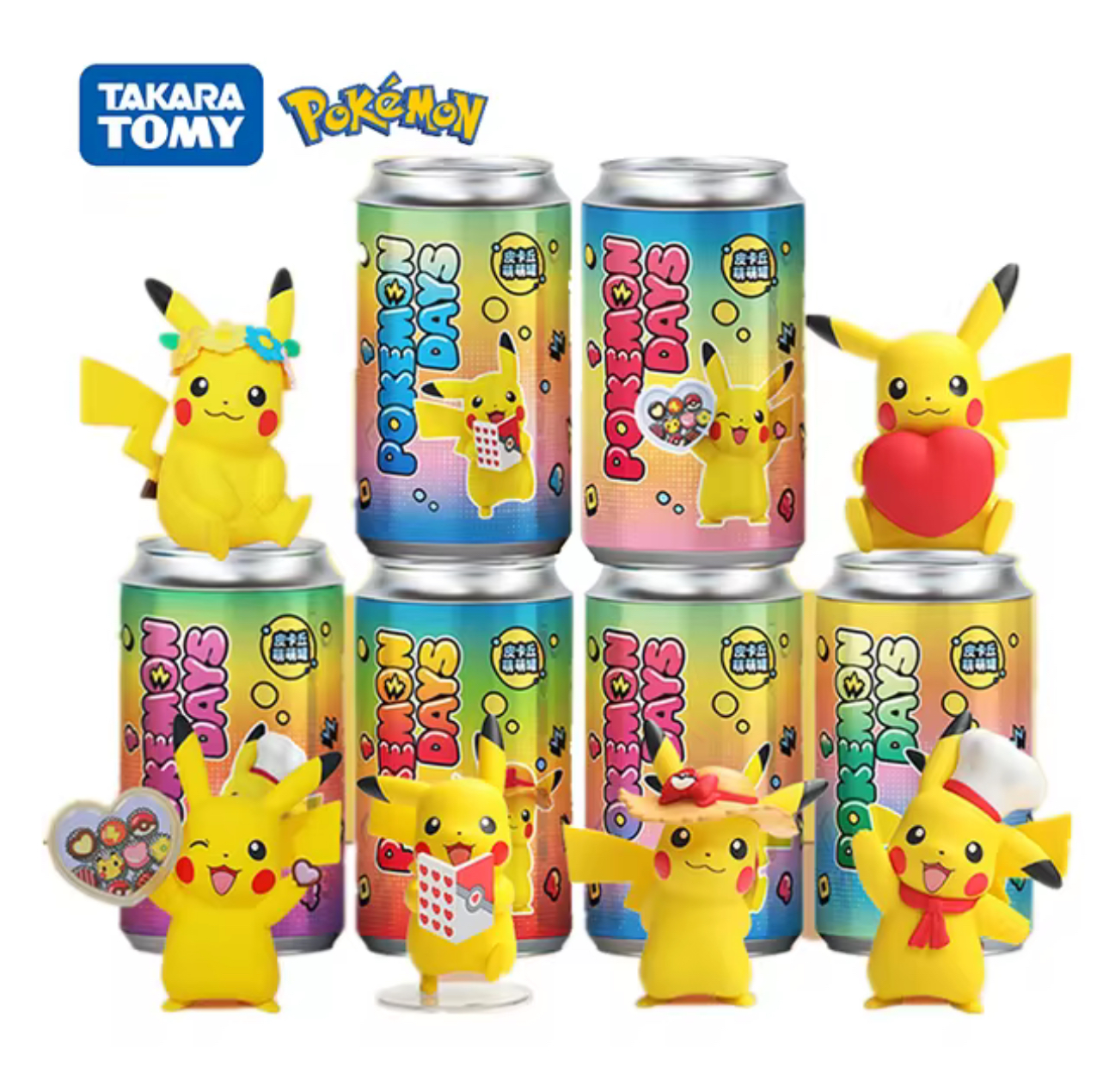 Pikachu-Figurenset – Pokémon-Tage