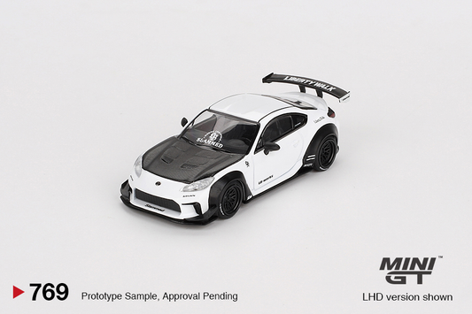 Toyota GR86 LB Nation White Mini GT 1:64