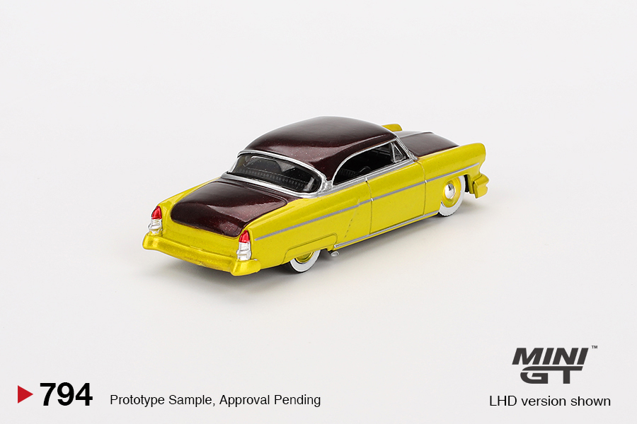 Lincoln Capri Hot Rod 1954 Lime Gold Mini GT 1:64