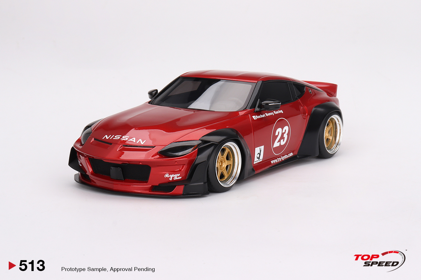 Nissan 400Z (RZ34) Pandem Passion Red Top Speed 1:18