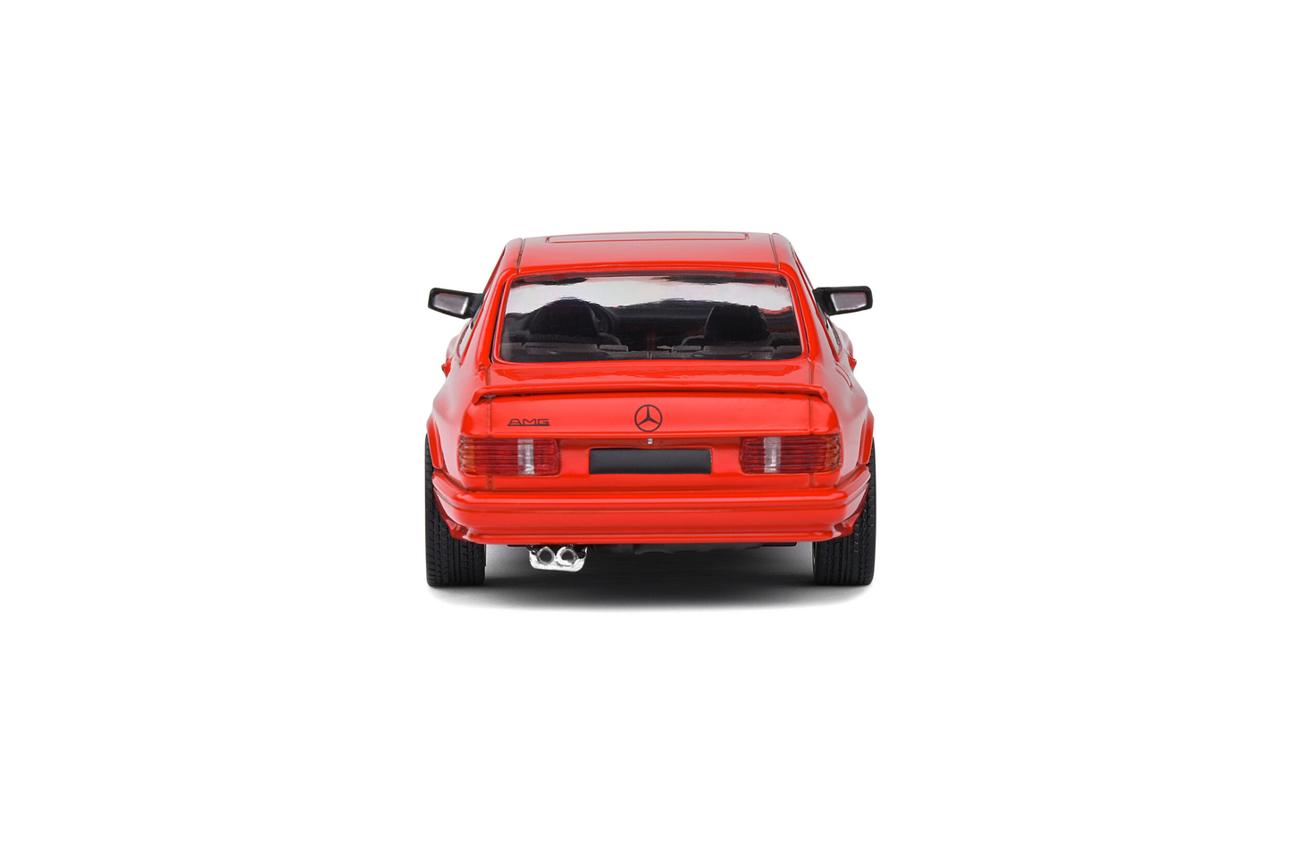 Mercedes Benz 560 SEC AMG Widebody Signal Red Solido 1:43