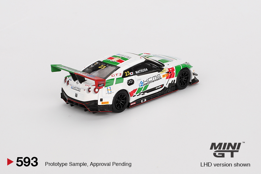 Nissan GT-R NISMO GT3 #23 KCMG 2018 FIA GT World Cup Macau Mini GT 1:64