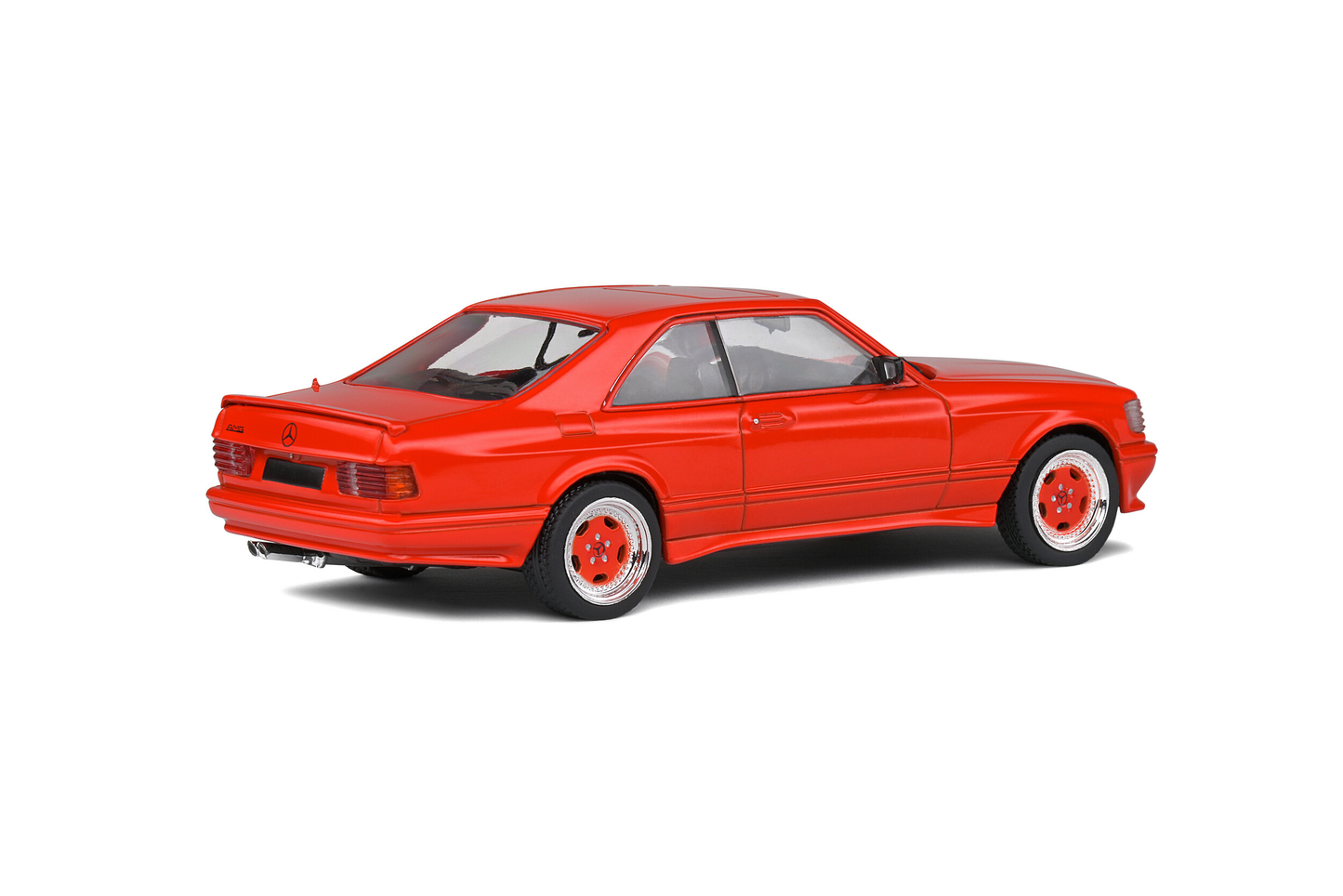 Mercedes Benz 560 SEC AMG Widebody Signal Red Solido 1:43