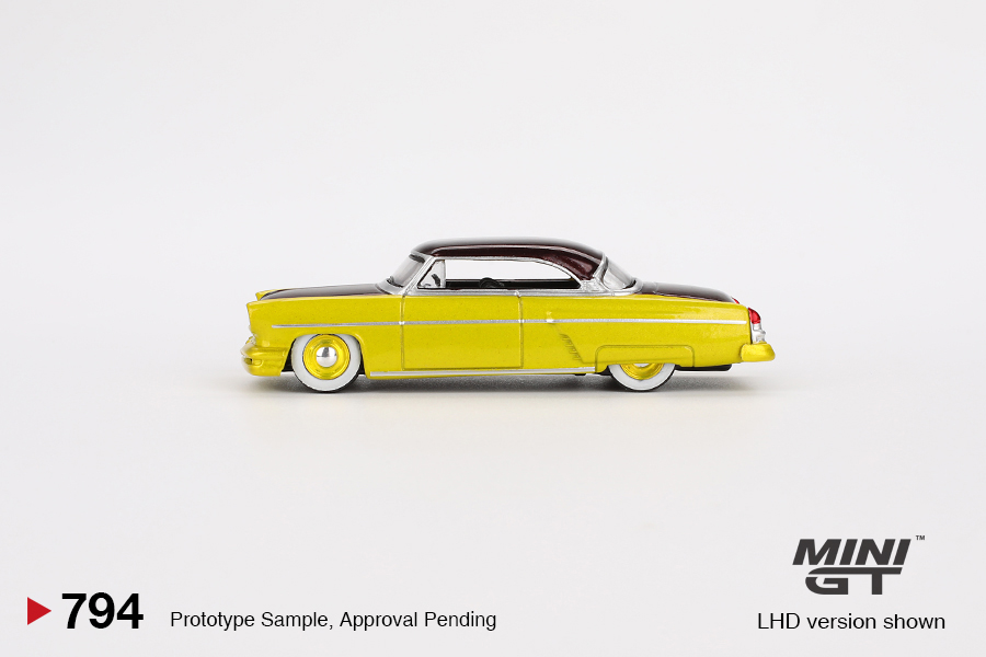 Lincoln Capri Hot Rod 1954 Lime Gold Mini GT 1:64
