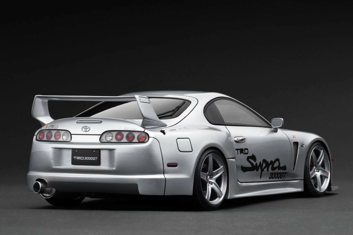 TOYOTA Supra (A80) TRD 3000GT Silver Ignition Model 1:18