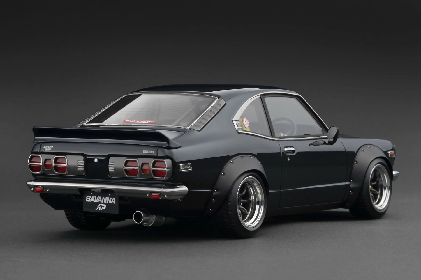 Mazda Savanna (S124A) Semi Works Black Ignition Model 1:18