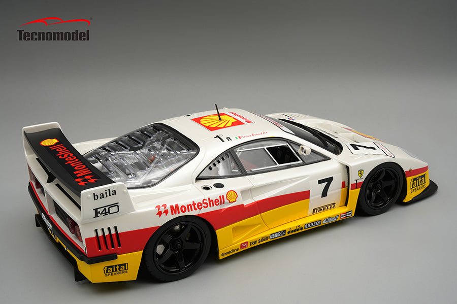 Ferrari F40 LM 1996 Monte Shell Sponsor Rendering Version #7 Tecnomodel 1:18