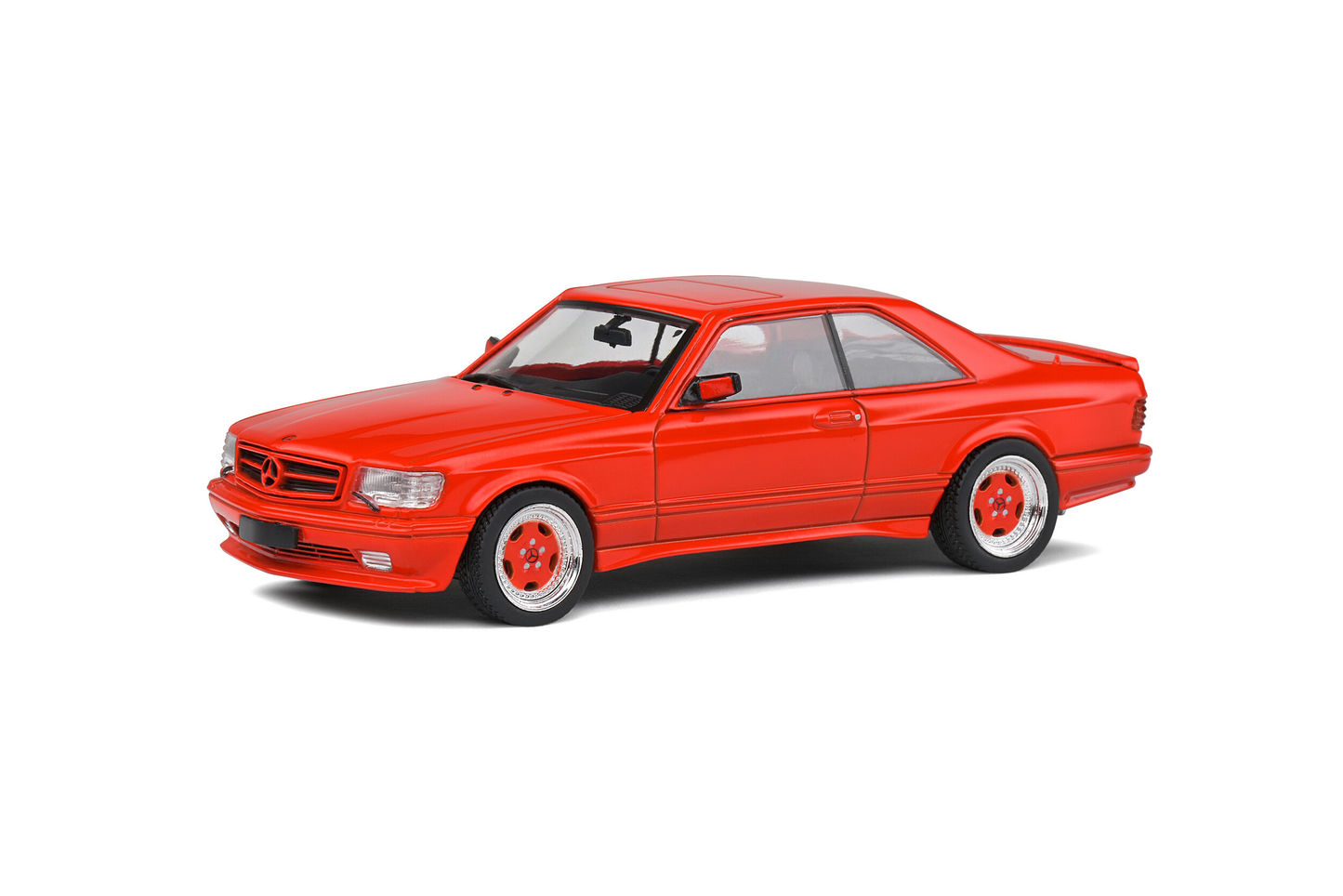 Mercedes Benz 560 SEC AMG Widebody Signal Red Solido 1:43