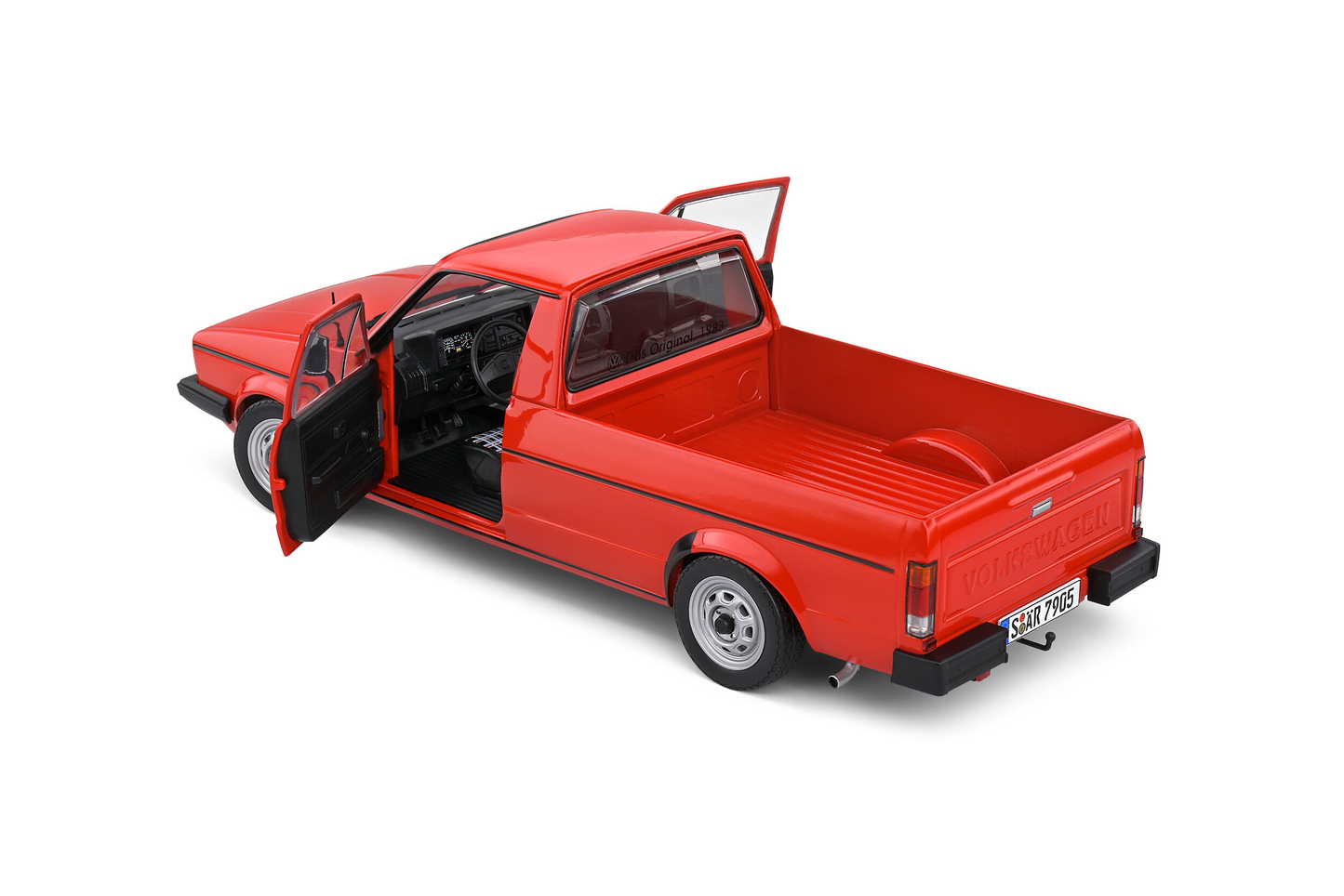 Volkswagen Caddy MK1 1983 Red Solido 1:18