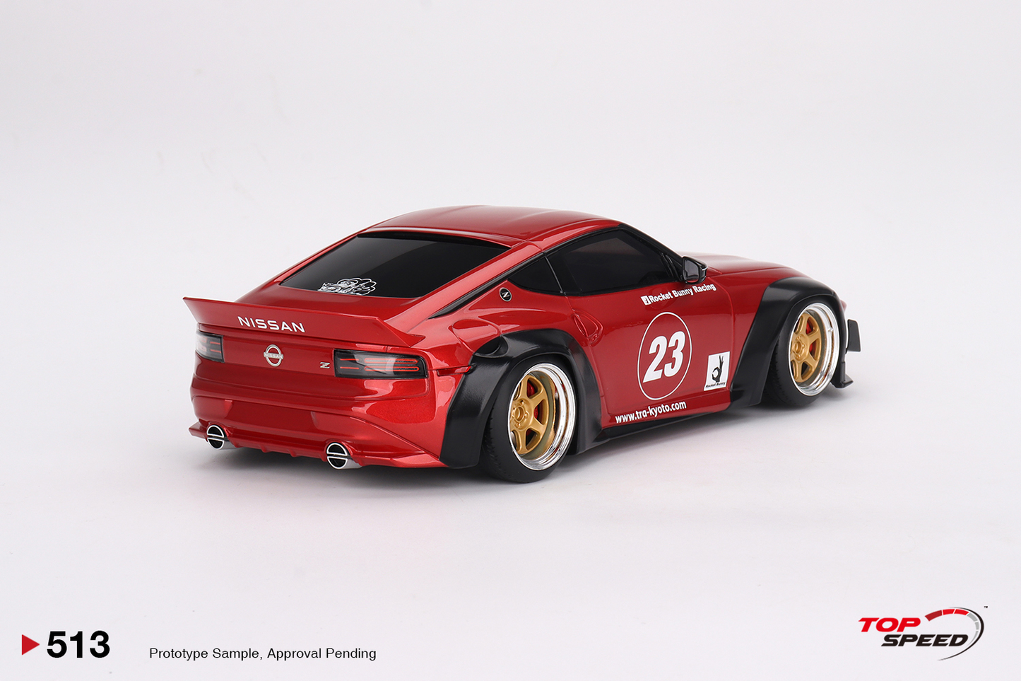 Nissan 400Z (RZ34) Pandem Passion Red Top Speed 1:18