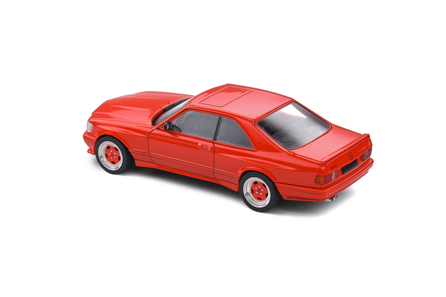 Mercedes Benz 560 SEC AMG Widebody Signal Red Solido 1:43