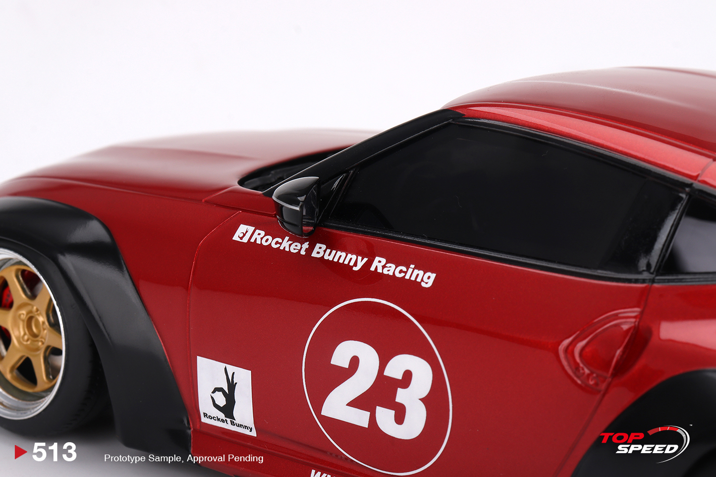 Nissan 400Z (RZ34) Pandem Passion Red Top Speed 1:18