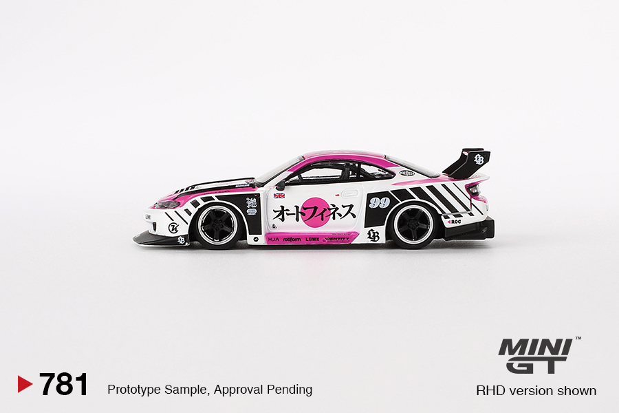 LB-Super Silhouette Nissan Slivia S15 LBWK Auto Finesse SEMA 2023 Mini GT 1:64