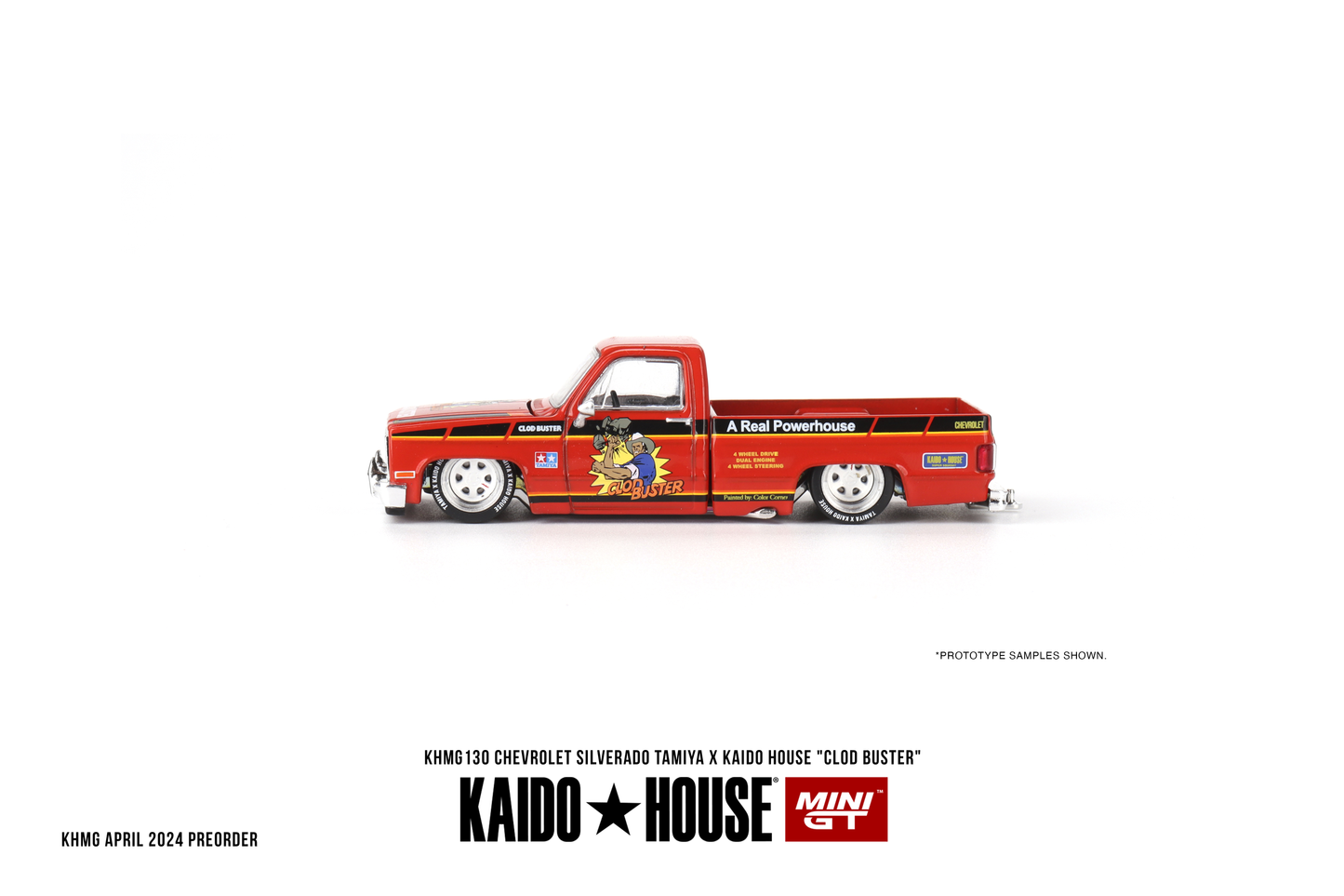 Chevrolet Silverado TAMIYA x KAIDO HOUSE "CLOD BUSTER" Mini GT 1:64