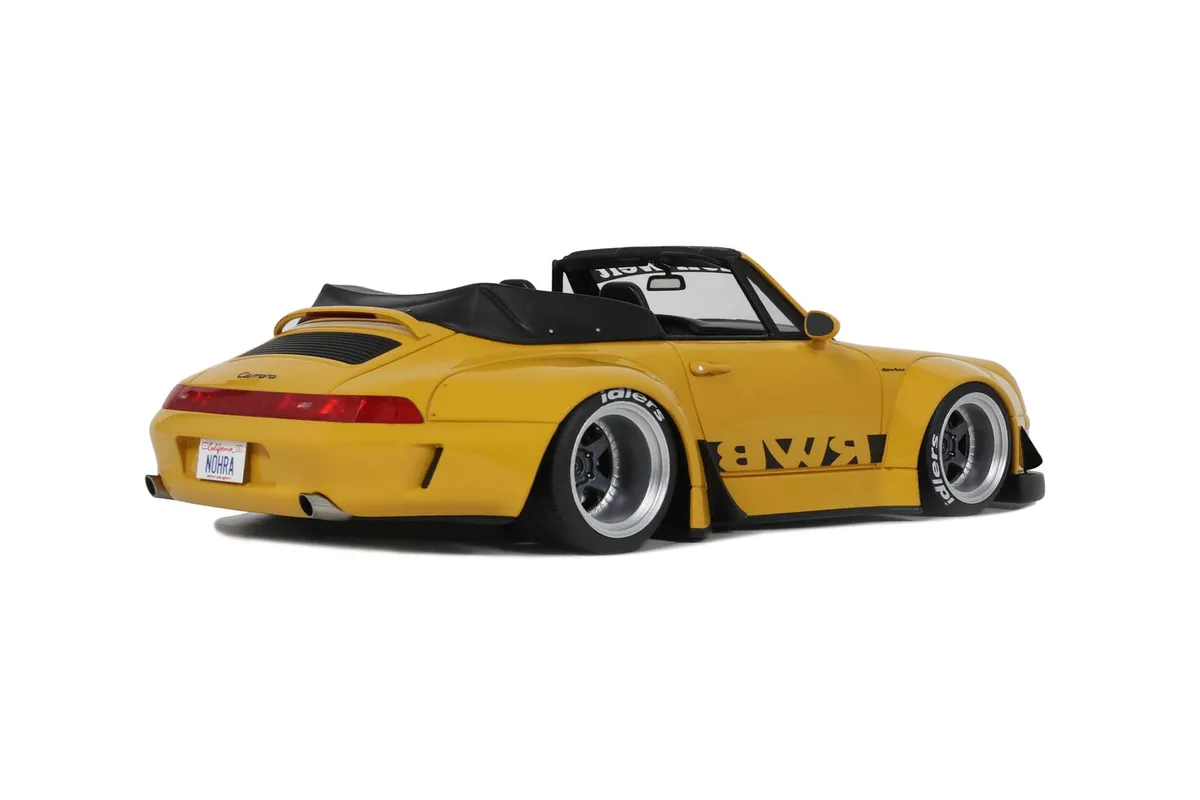 PORSCHE 911 (993) RWB Nohra 2023 Yellow  GT Spirit 1:18